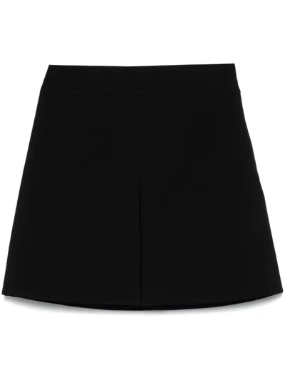 Celine Women Wool Mini Skirt In Multi