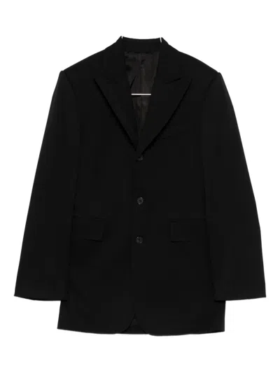 Celine Women Wool Single-breasted Blazer Jacket In Multi