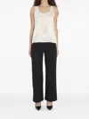 Celine Women Wool Trousers In Black