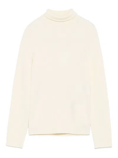Celine Women Wool Turtle-neck Jumper In Neutral