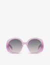 Celine Woman Sunglass Cl40242i In Black