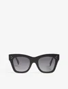 Celine Cl4004in Cat-eye-frame Sunglasses In Black