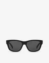 Celine Womens Black Cl40249u Irregular-frame Acetate Sunglasses In Black