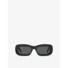 Celine Womens Black Cl40294i Cat-eye Acetate Sunglasses