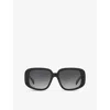 Celine Womens Black Cl40299u Square-frame Acetate Sunglasses