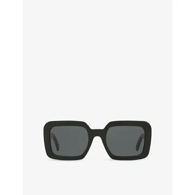 Celine Womens Black Cl40304u Square Acetate Sunglasses