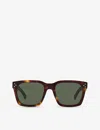 Celine Womens Brown Cl000384 Cl40248i Irregular-frame Acetate Sunglasses In Brown