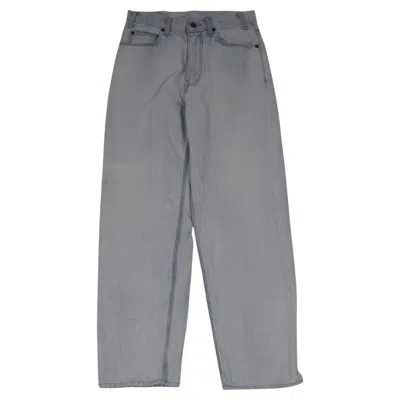 Pre-owned Celine Womens High Waist Margaret Jeans 29x29 Light Wash Blue Denim Wide Leg