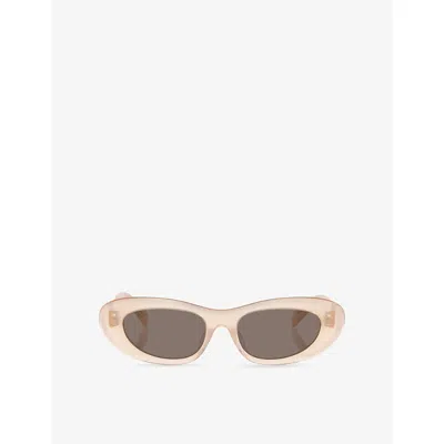 Celine Womens Pink Cl40310u Cat-eye Acetate Sunglasses