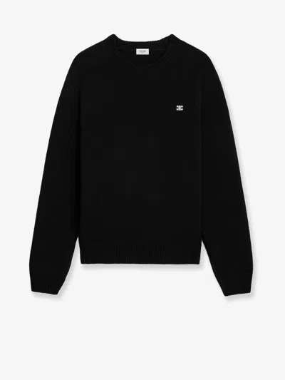 Celine Wool And Cashemre Sweater In Black