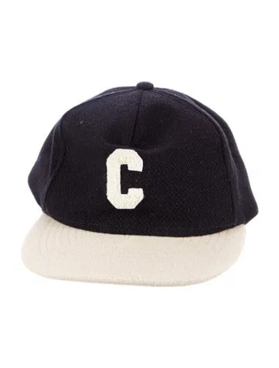 Pre-owned Celine Wool Baseball Cap In Blue