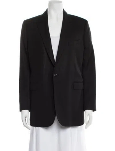 Pre-owned Celine Wool Blazer In Black