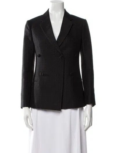 Pre-owned Celine Wool Blazer In Black