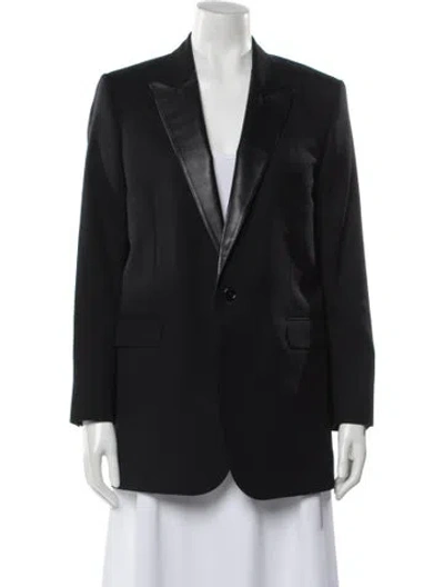 Pre-owned Celine Wool Blazer In Black
