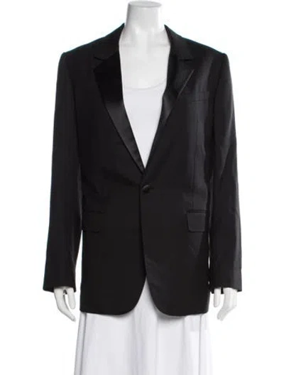 Pre-owned Celine Wool Blazer In Black