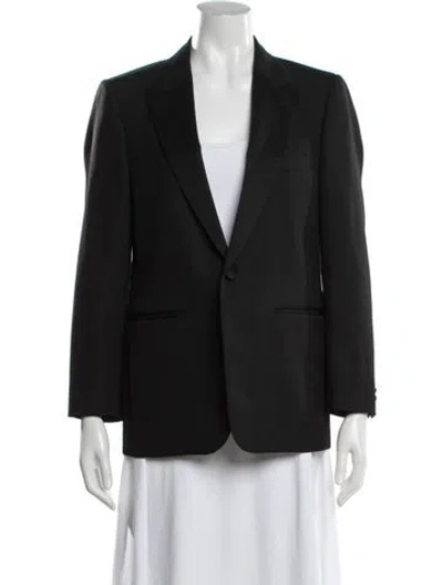 Pre-owned Celine Wool Blazer In Black