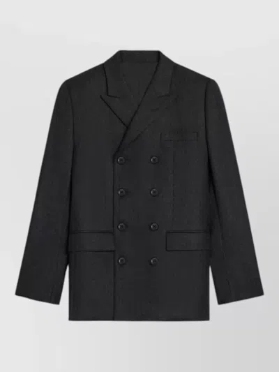 Celine Wool Blazer In Black