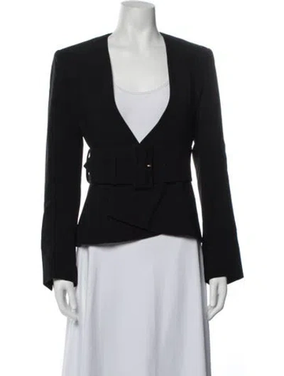 Pre-owned Celine Wool Blazer In Black