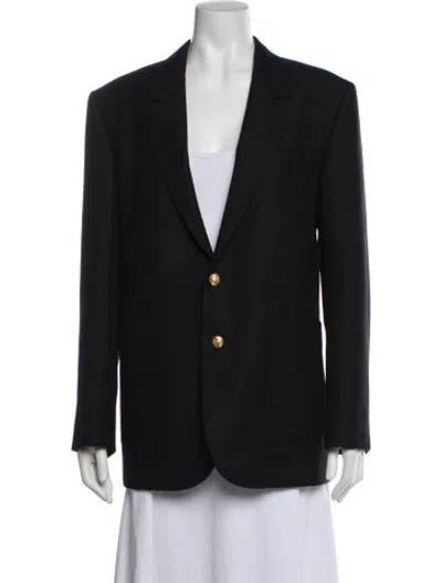 Pre-owned Celine Wool Blazer In Black