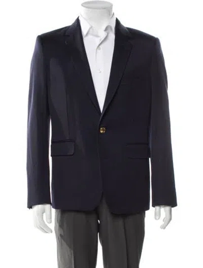 Pre-owned Celine Wool Blazer In Blue
