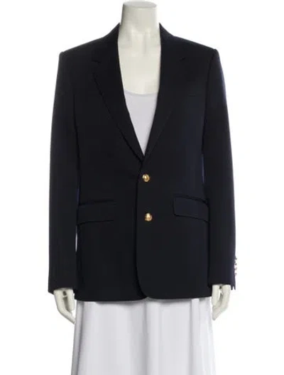 Pre-owned Celine Wool Blazer In Blue