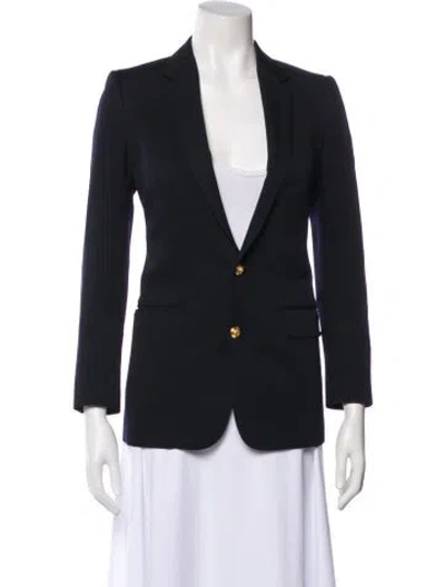 Pre-owned Celine Wool Blazer In Blue
