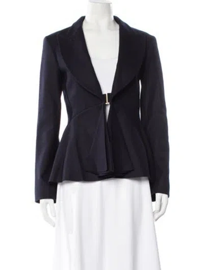 Pre-owned Celine Wool Blazer In Blue