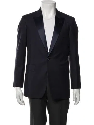 Pre-owned Celine Wool Blazer In Blue