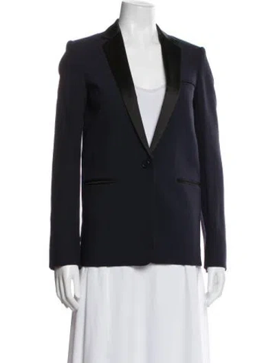 Pre-owned Celine Wool Blazer In Blue