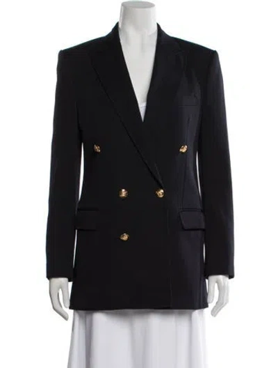 Pre-owned Celine Wool Blazer In Blue