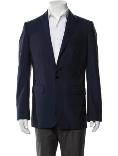 Pre-owned Celine Wool Blazer In Blue