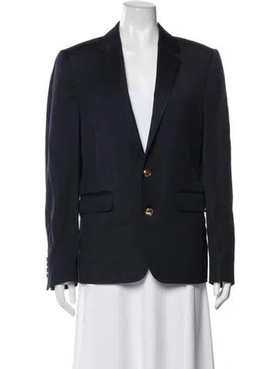 Pre-owned Celine Wool Blazer In Blue