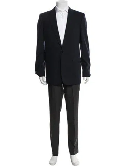 Pre-owned Celine Wool Blazer In Blue