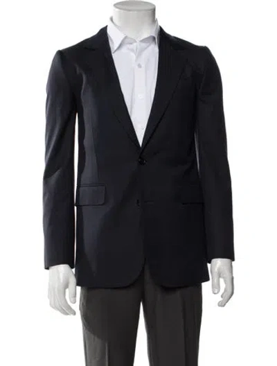 Pre-owned Celine Wool Blazer In Blue