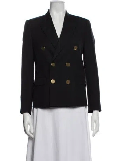 Pre-owned Celine Wool Blazer In Blue