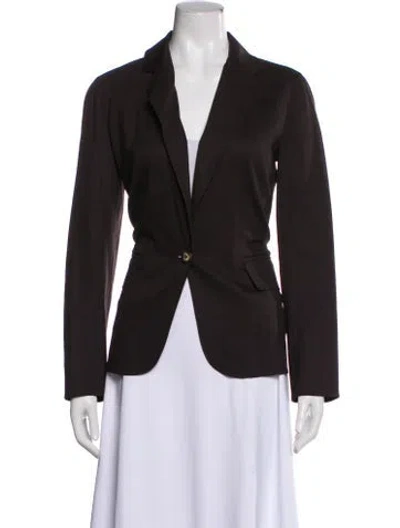 Pre-owned Celine Wool Blazer In Brown