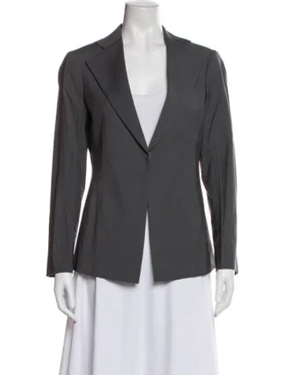 Pre-owned Celine Wool Blazer In Gray