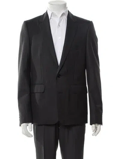 Pre-owned Celine Wool Blazer In Gray