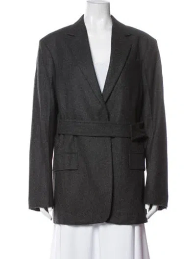Pre-owned Celine Wool Blazer In Grey
