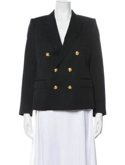 Pre-owned Celine Wool Blazer W/ Tags In Black
