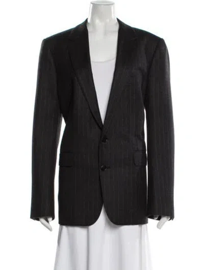 Pre-owned Celine Wool Blazer W/ Tags In Gray