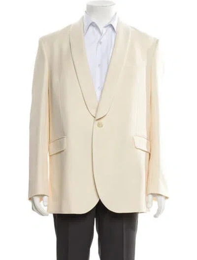 Pre-owned Celine Wool Blazer W/ Tags In Neutral