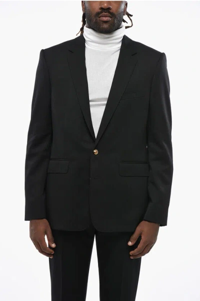 CELINE WOOL CENTER VENT NOTCH LAPEL BLAZER