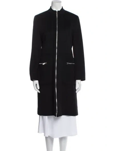 Pre-owned Celine Wool Coat In Black