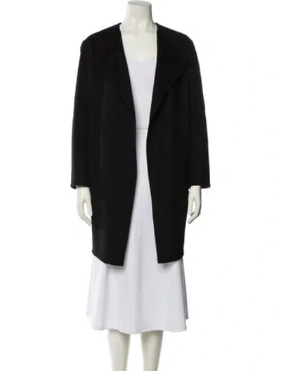 Pre-owned Celine Wool Coat In Black