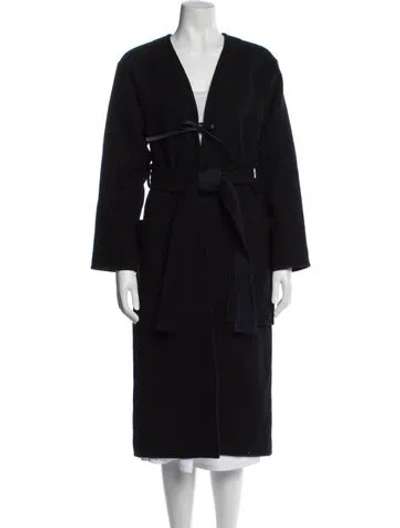 Pre-owned Celine Wool Coat In Black