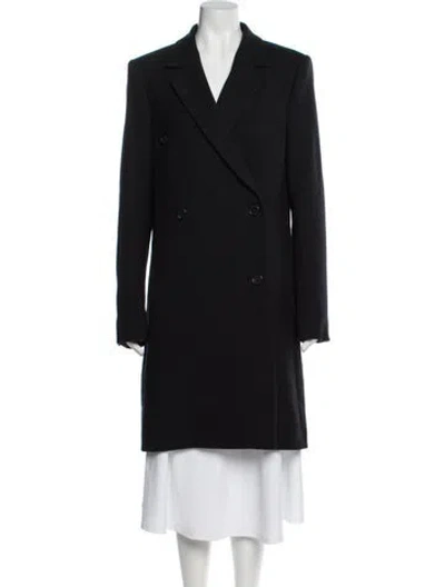 Pre-owned Celine Wool Coat In Black