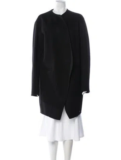 Pre-owned Celine Wool Coat In Black