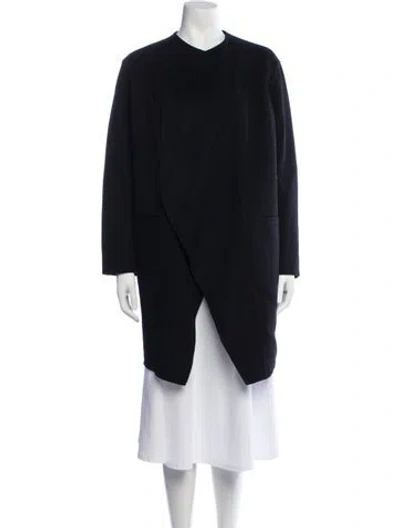 Pre-owned Celine Wool Coat In Black