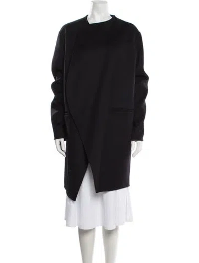 Pre-owned Celine Wool Coat In Black
